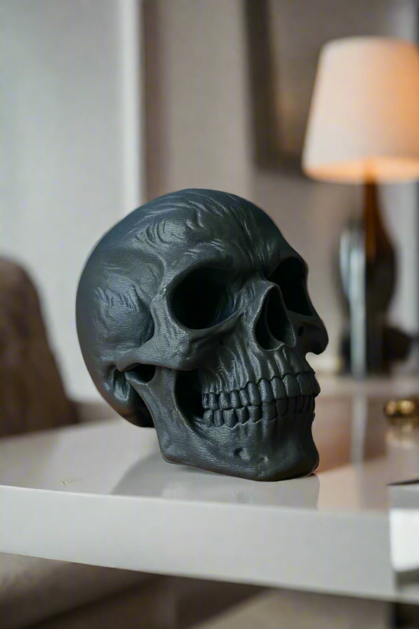 Shadow Skull Stylish 3D Print For Your Shelf Decor Accent