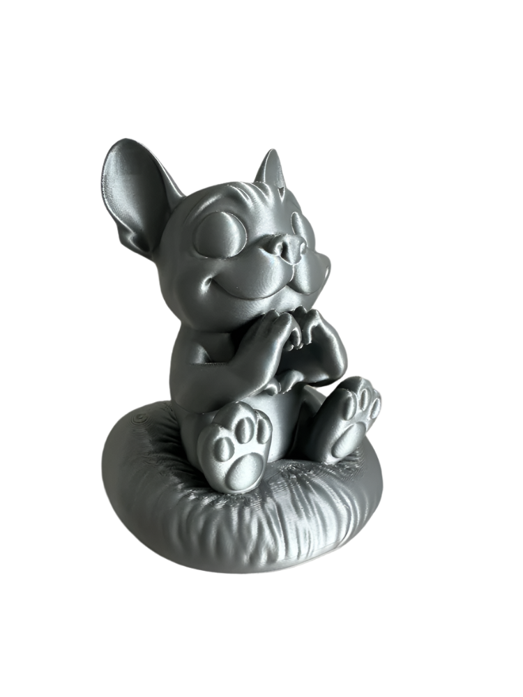 Charming French Bulldog Puppy Figurine