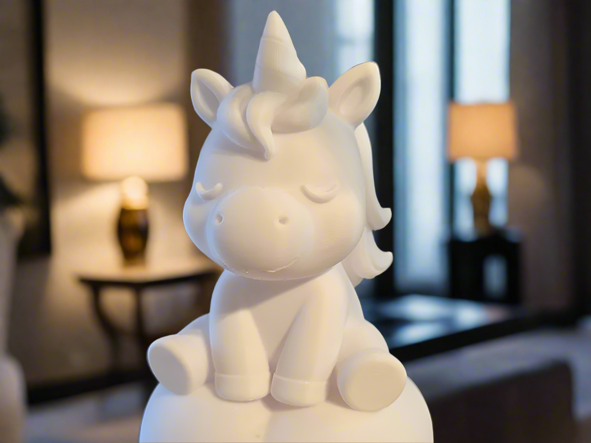Unicorn Sitting on a Heart Love & Fantasy