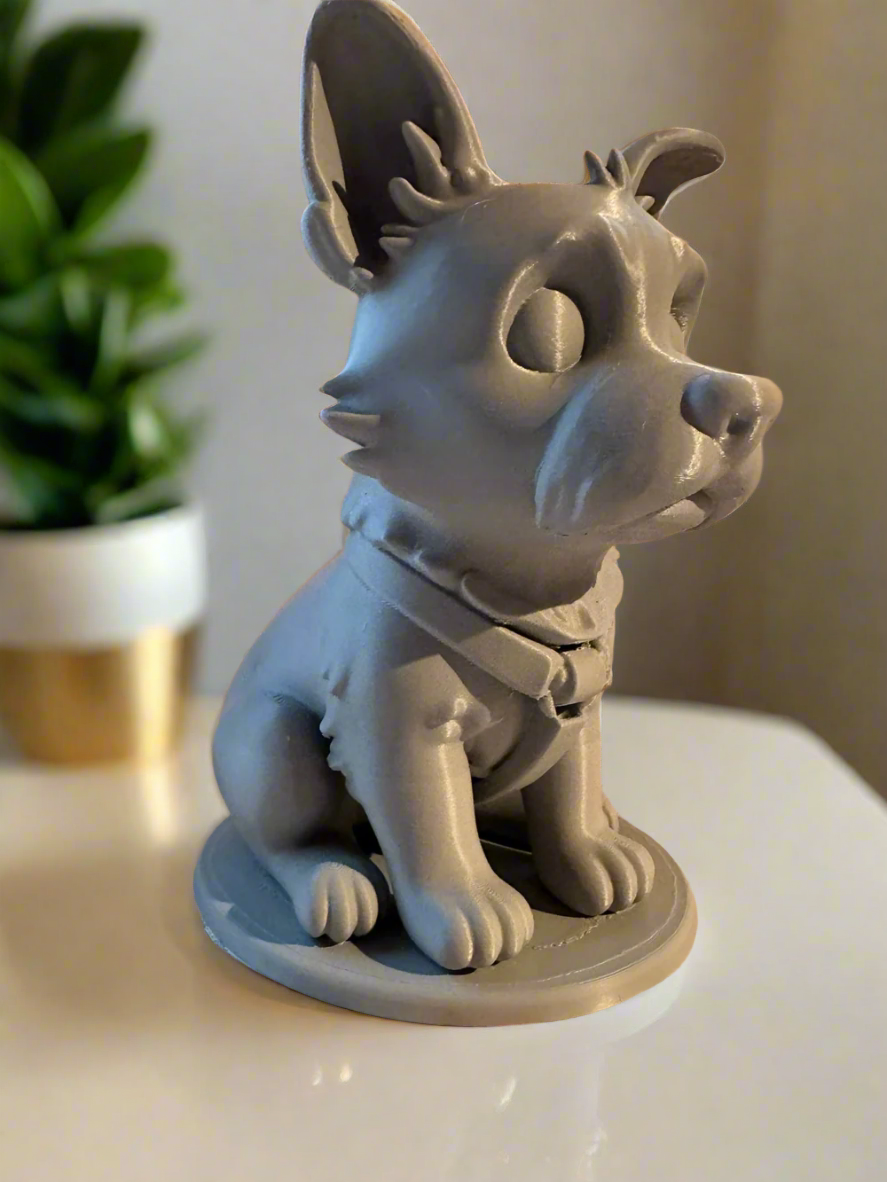 Sitting Dog Figurine Loyal Pet Decor