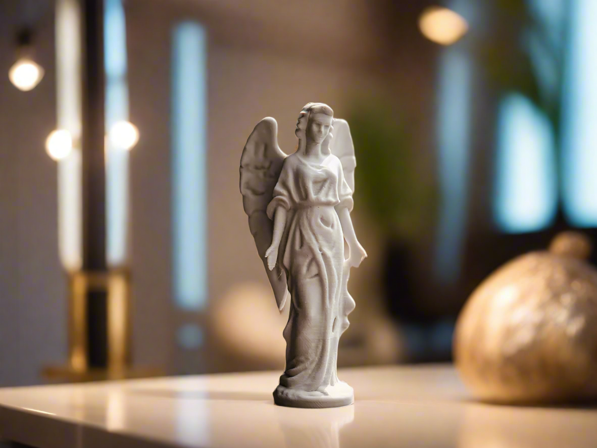Serene Angel Figurine Spiritual Home Decor