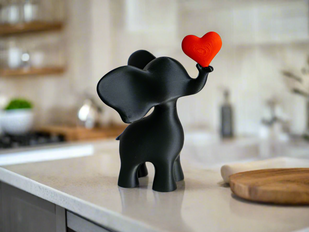 Playful Elephant Heart
