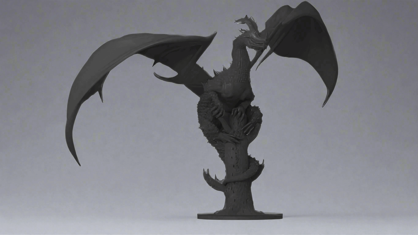 Dragon and Tree: A Mythical Encounter - Celestial Crafts