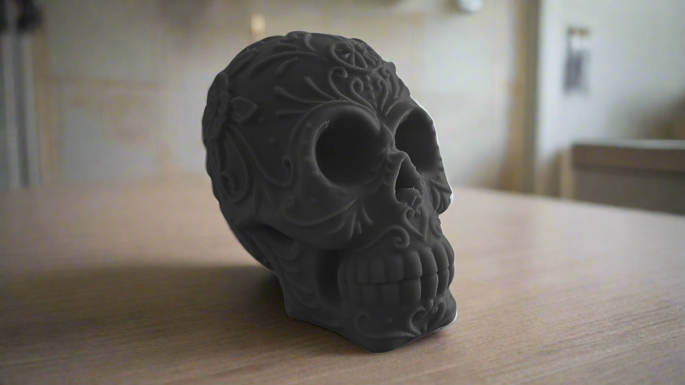Floral Halloween Skull