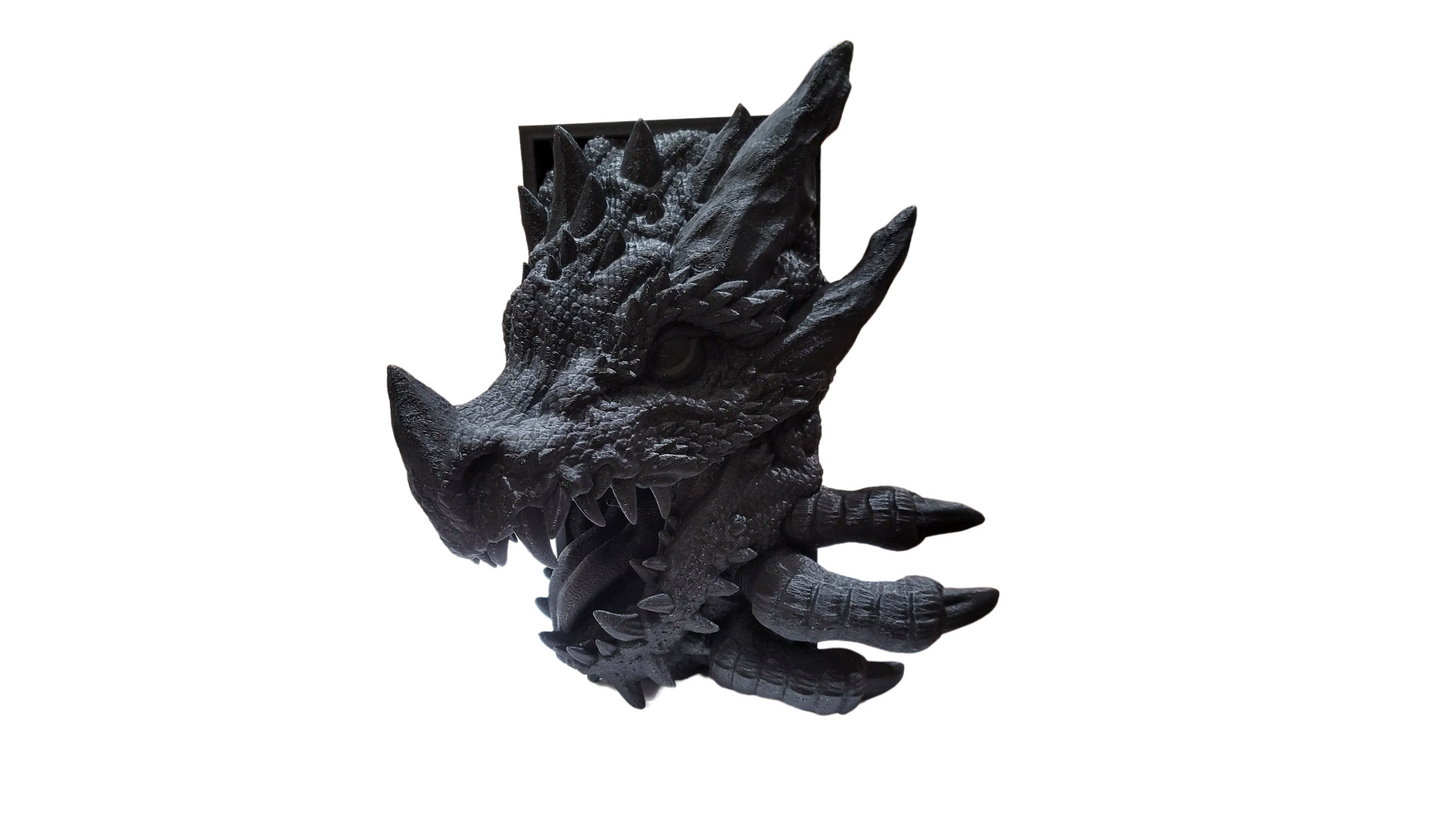 Mythical Dragon Book Shelf Decor