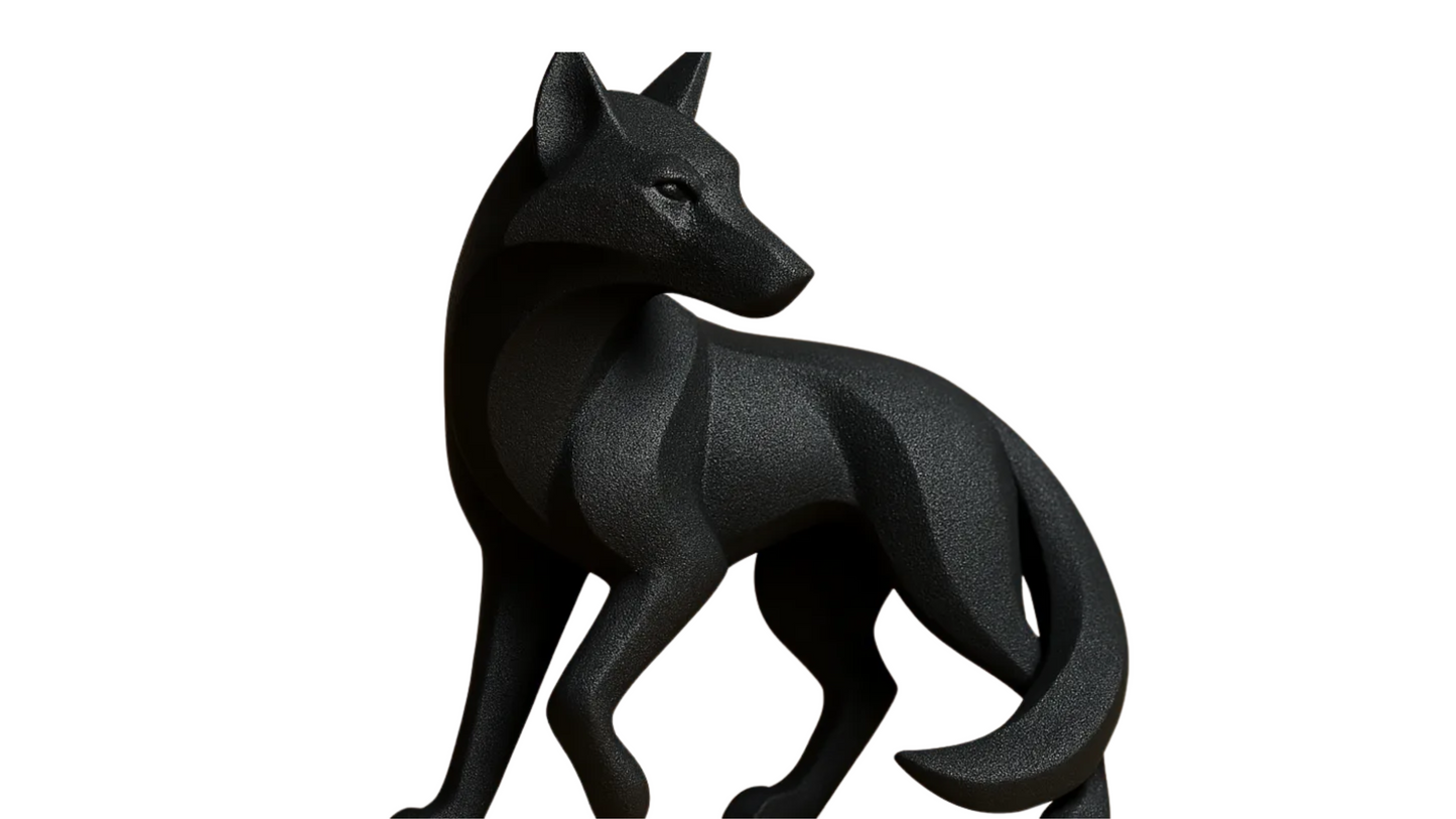 Howling Wolf Sculpture