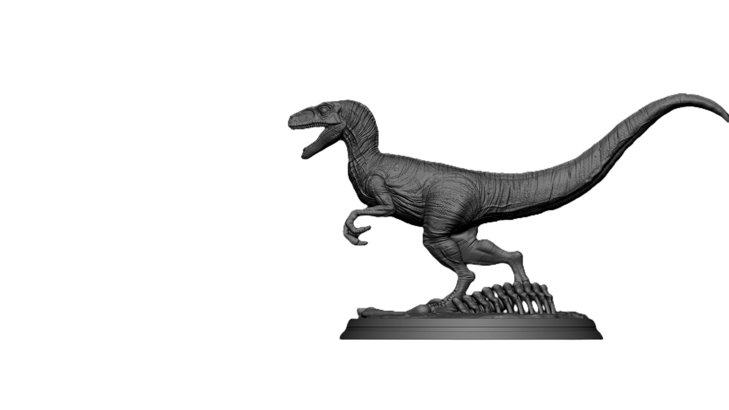 Prehistoric Predator Raptor Statue – Home/Desk Decor
