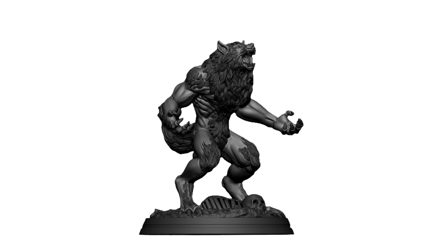 Werewolf Sculpture