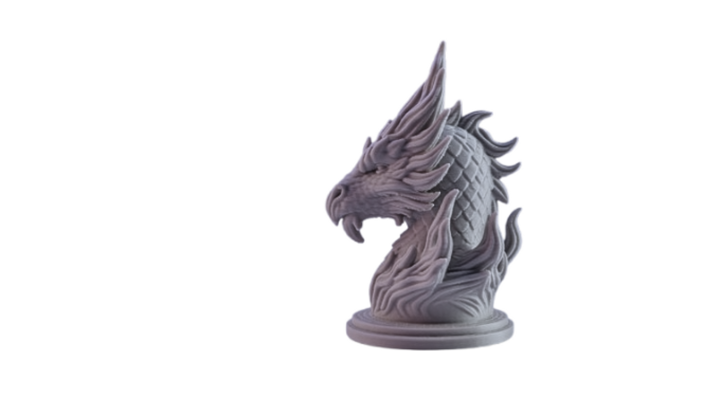 Vulcarion Fire Dragon Bust