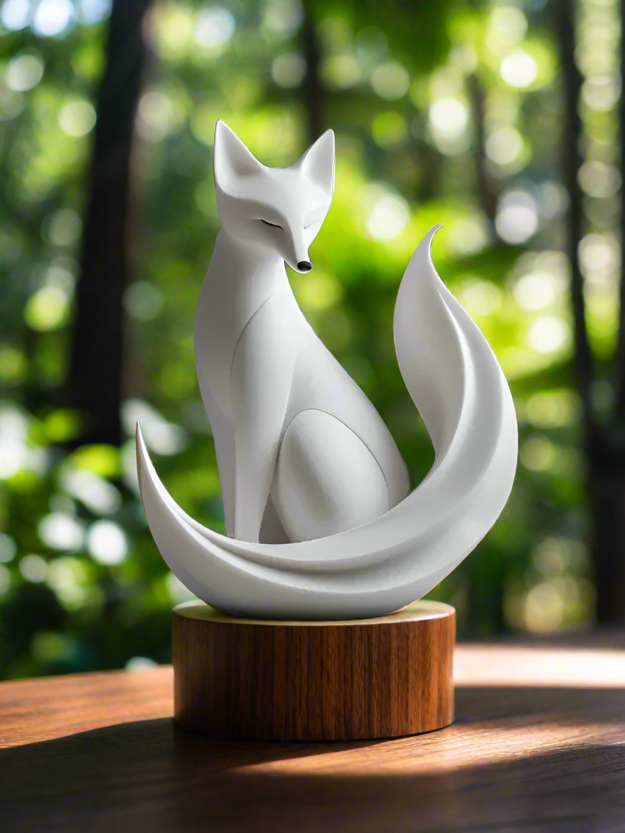 Ornamental Fox Sculpture