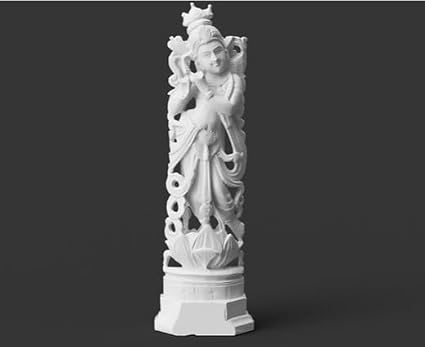 Krishna Playing The Flute - 3D Printed - Celestial Crafts