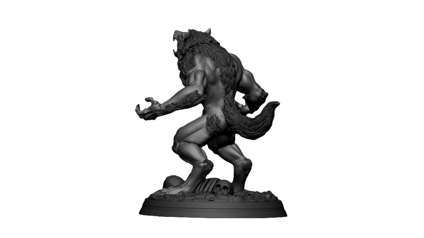 Werewolf Sculpture