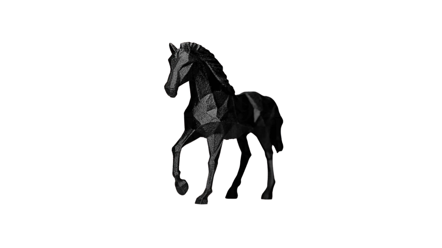 Geometric Horse Figurine