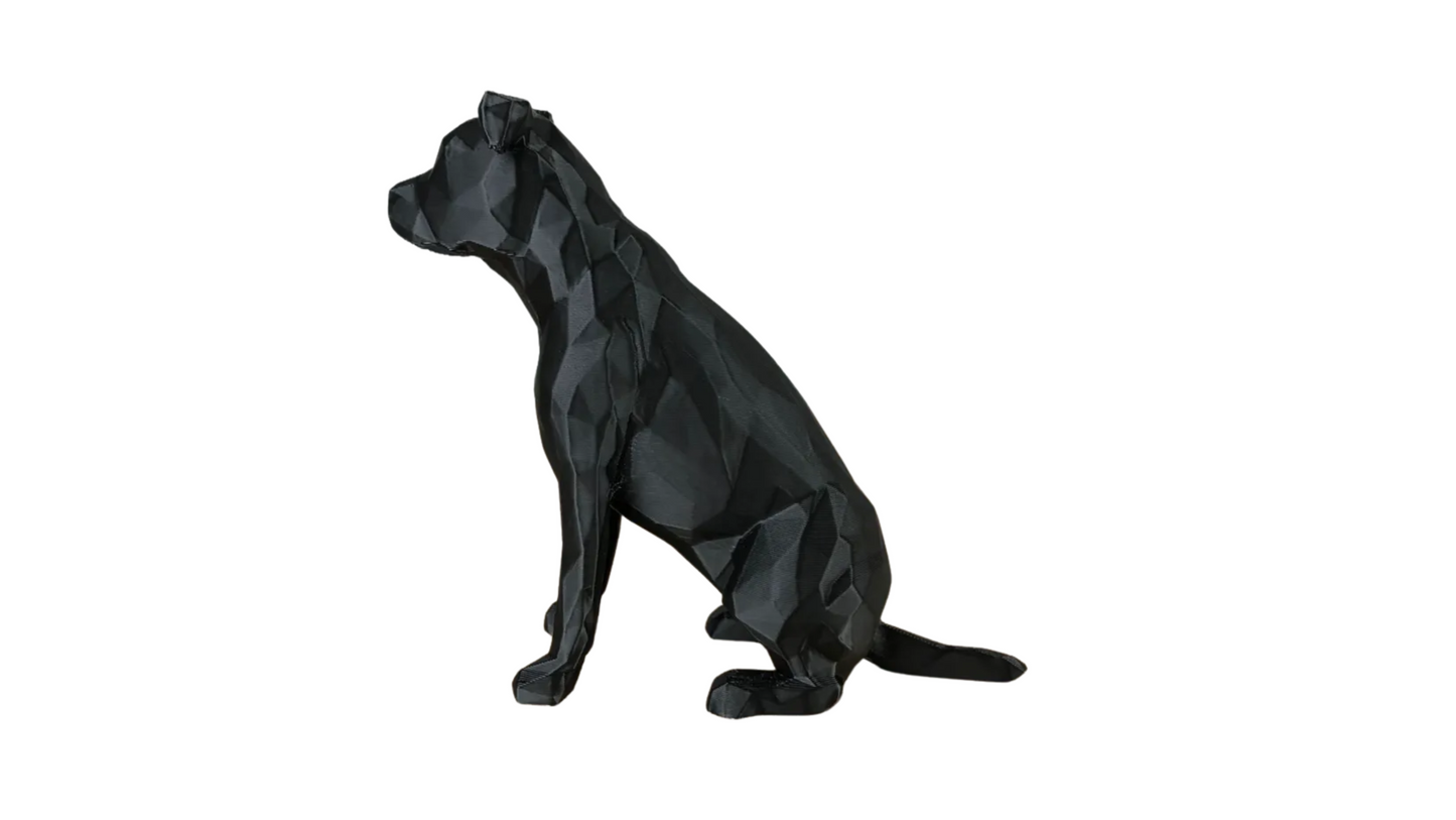 Low-Poly American Pitbull
