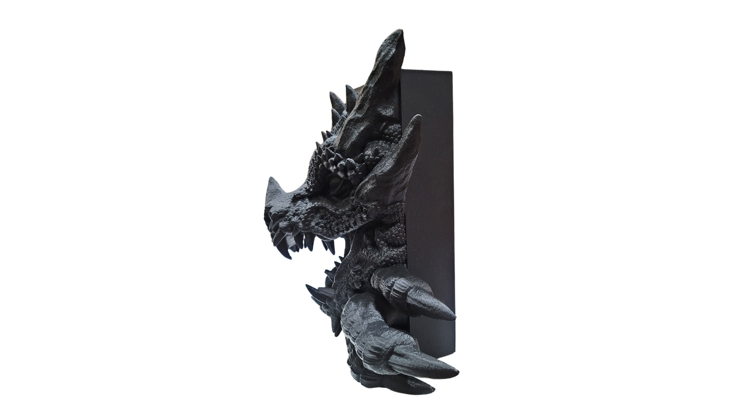 Mythical Dragon Book Shelf Decor