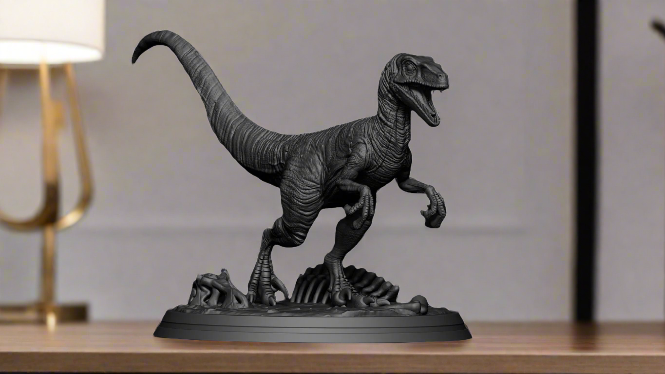 Prehistoric Predator Raptor Statue – Home/Desk Decor