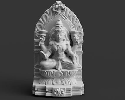 Lakshmi on Lotus throne & Kirtimukham - Celestial Crafts