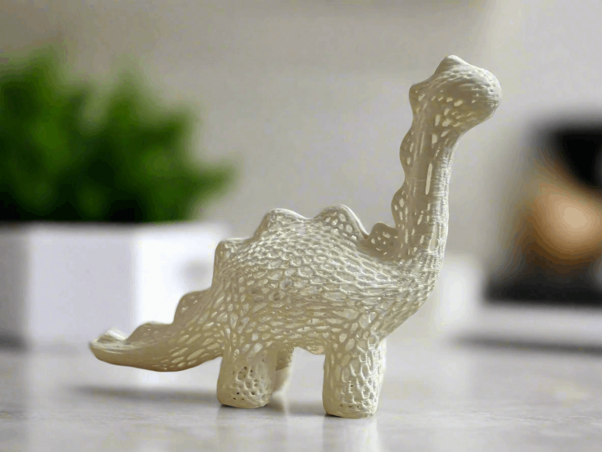 3D Printed Voronoi Dinosaur – Artistic Home Decor