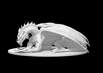 Showpiece - Celestial Craft Enchanting Wisdom: 3D Printed Dragon Reading Book Miniature - Unique Home and Office Decor Showpiece - Celestial Crafts
