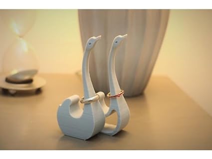 Swan Ring Holders (Set of 2) - Celestial Crafts