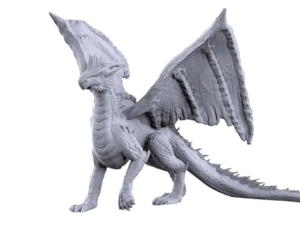 Majestic Grey Dragon Sculpture - Bringing an air of Mystique and Majesty to Any Space - Celestial Crafts