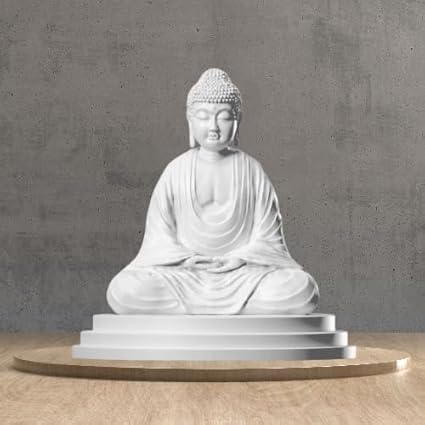Home decor - Celestial Craft Serene Gautam Buddha Meditation Pose Statue - Tranquil Home Decor Piece Symbolizes Wisdom, Serenity, and Spiritual Growth - Celestial Crafts