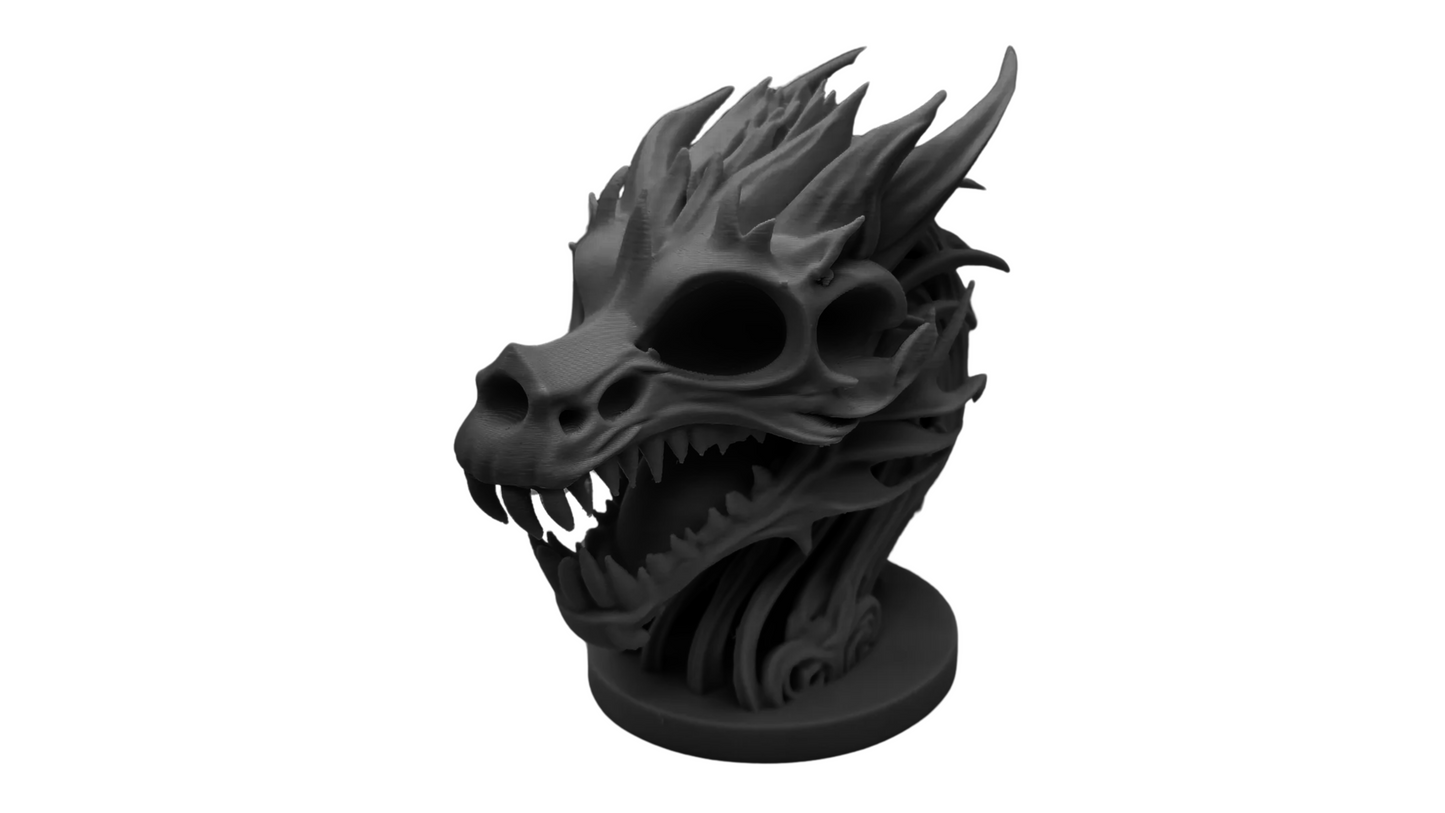 Skeletal Dragon Bust