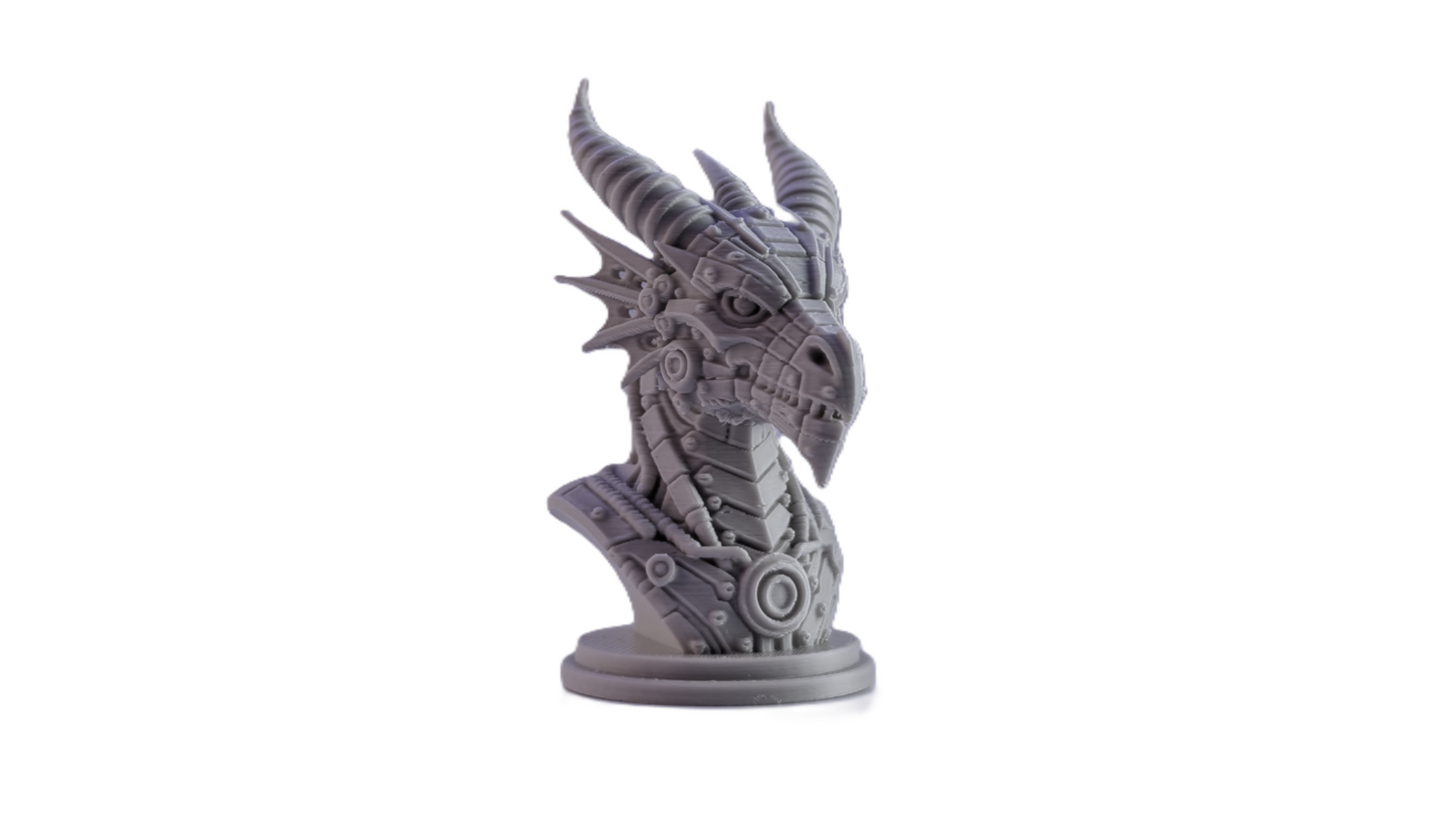 Ferroscale Mecha Dragon Bust
