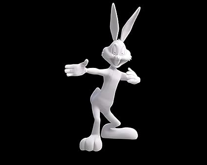 Animated Rabbit Figurine - Desk Decoration Rabbit Figurine - Celestial Crafts