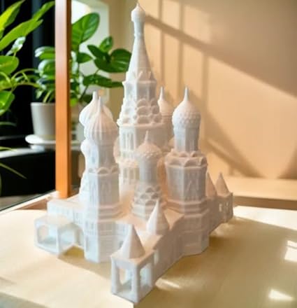 Home decor - 3D Printed St. Basil's Cathedral Statue Decorative Items Show Pieces for Home Decor Stylish Living Room - Celestial Crafts