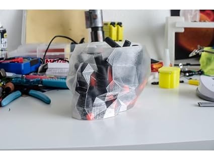Low Poly Skull Table Organizer - Celestial Crafts