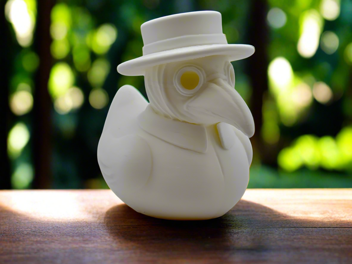Duck Figurine – Quirky 3D Printed Decor
