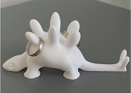 Stegosaurus Ring Holder: Quirky Dinosaur Organizer - Celestial Crafts
