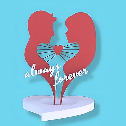Home decor - : Always Forever Couple Statue - Eternal Love Symbol for Home Decor - Celestial Crafts