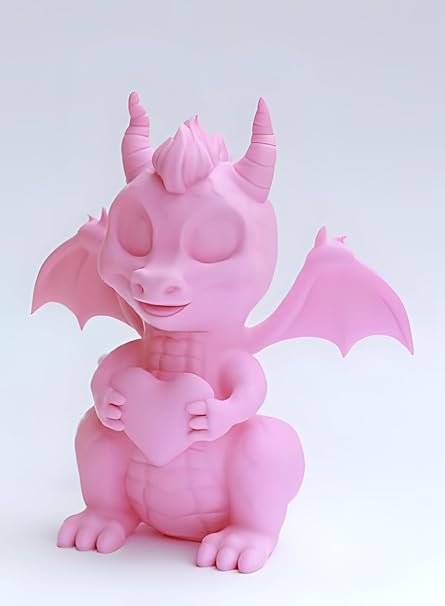 Showpiece - : Cute Little Valentine Dragon - Adorable Fantasy Figurine showpiece for Home Decor - Celestial Crafts