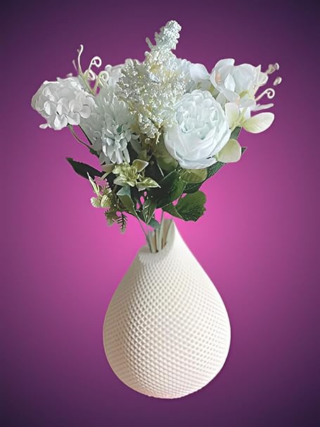 Neated Vase: Modern White Vase for Elegant Decor (No Flowers) - Celestial Crafts