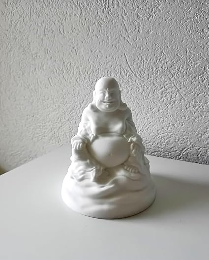 Decorative White Resin Buddha Statue: A Symbol of Peace and Harmony - Celestial Crafts