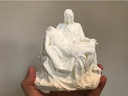 Michelangelo's Pieta: Madonna and Jesus Sculpture - Celestial Crafts