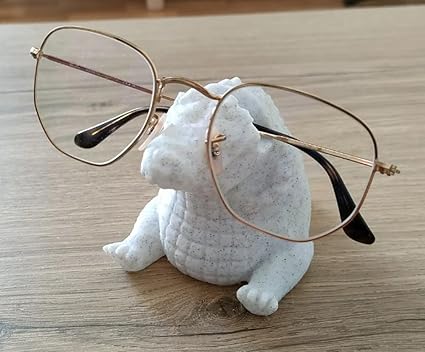 3D Printed Chubby Croc Glasses Holder: Adorable Desk Organizer - Celestial Crafts
