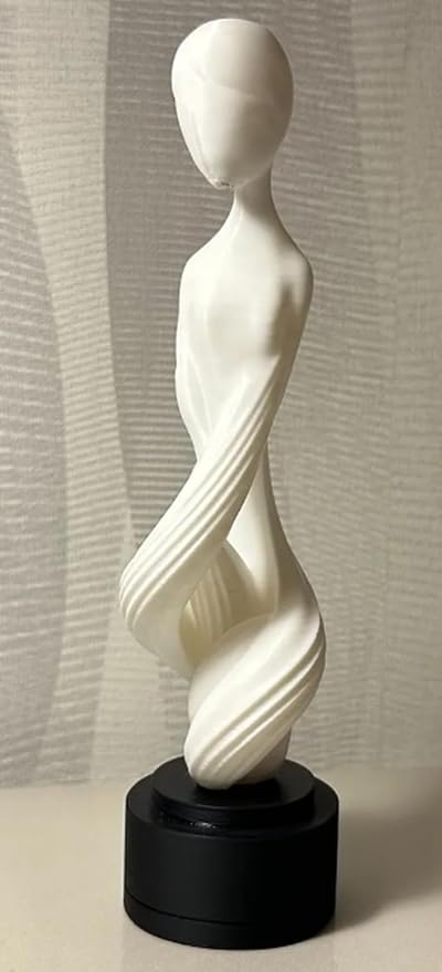 Home decor - : Spiral Woman Sculpture - Elegant Art Piece for Home Decor - Celestial Crafts