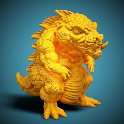 Showpiece - Yellow Dragon Miniature for Home Decor and Office Decor Showpiece - Celestial Crafts