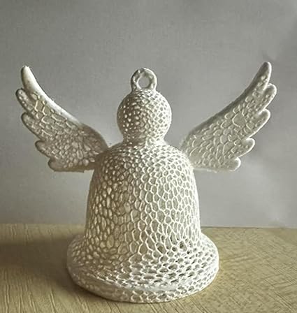 Home decor - Voronoi Angel Bell - Elegant Guardian Sculpture for Home Decor - Celestial Crafts