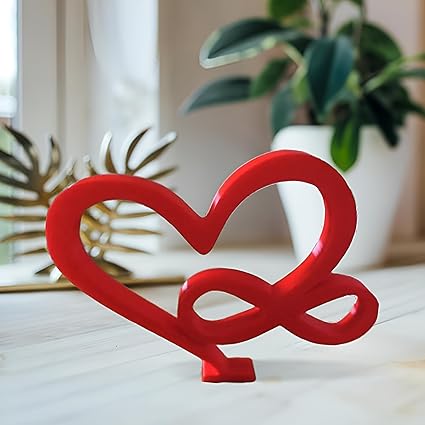 3D Printed Eternal Love Design Statue: Symbol of Everlasting Devotion - Celestial Crafts
