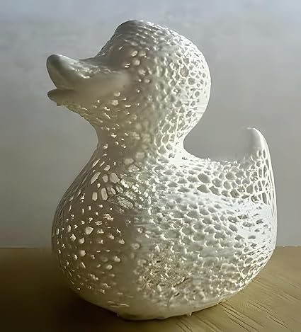 Home decor - : Voronoi Duck - Artistic Home Decor Accent - Celestial Crafts