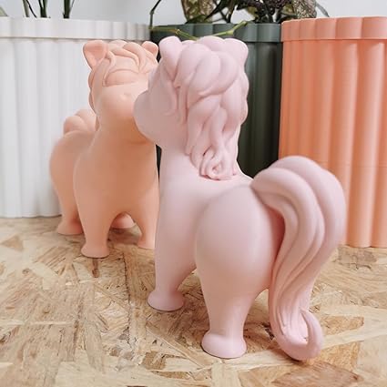 Â?Adorable Handcrafted Unicorn Figurines - Perfect for Gifts and CollectiblesÂ? Set of 2 (Skin;Pink) - Celestial Crafts