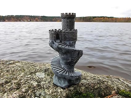 Showpiece - Celestial Craft 3D Printed Spiral Tower Decorative Showpiece - Modern Elegance for Home for Home Decor and Office Decor - Celestial Crafts