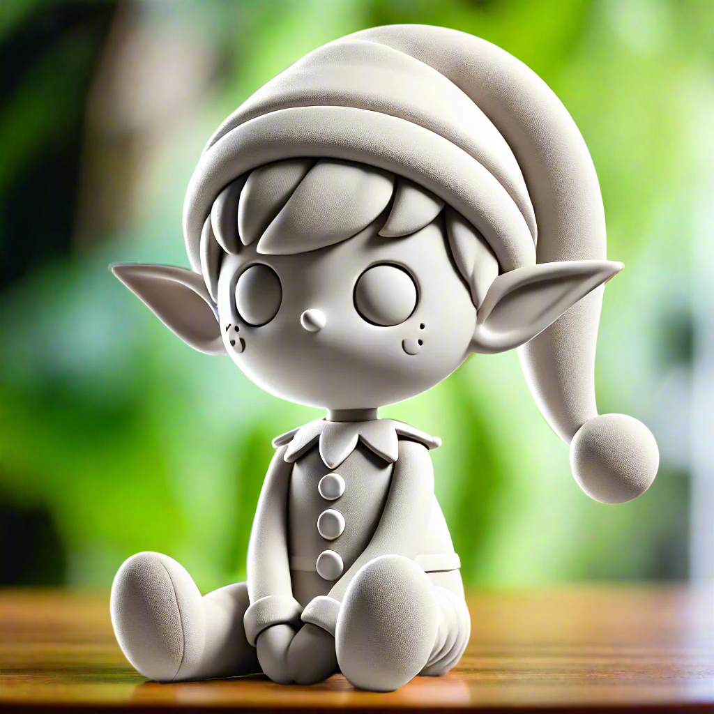 Adorable Minimalist Christmas Elf