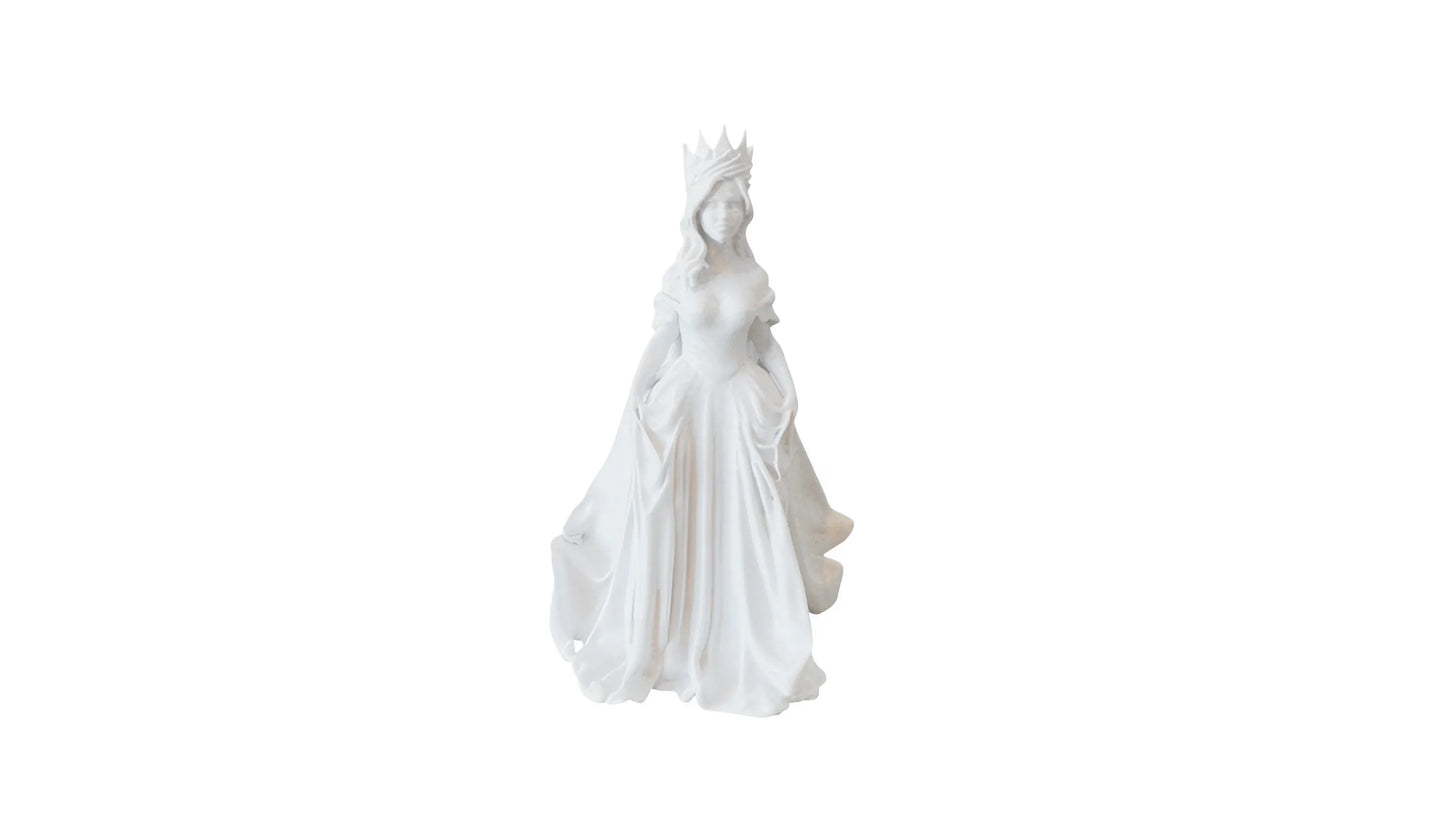 Beauty Queen Bust Graceful Woman Sculpture