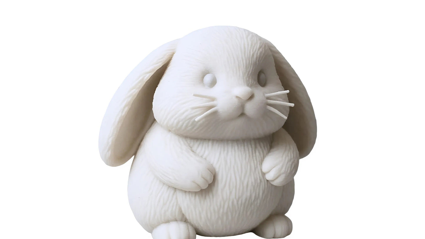 Chubby Cute Rabbit Figurine