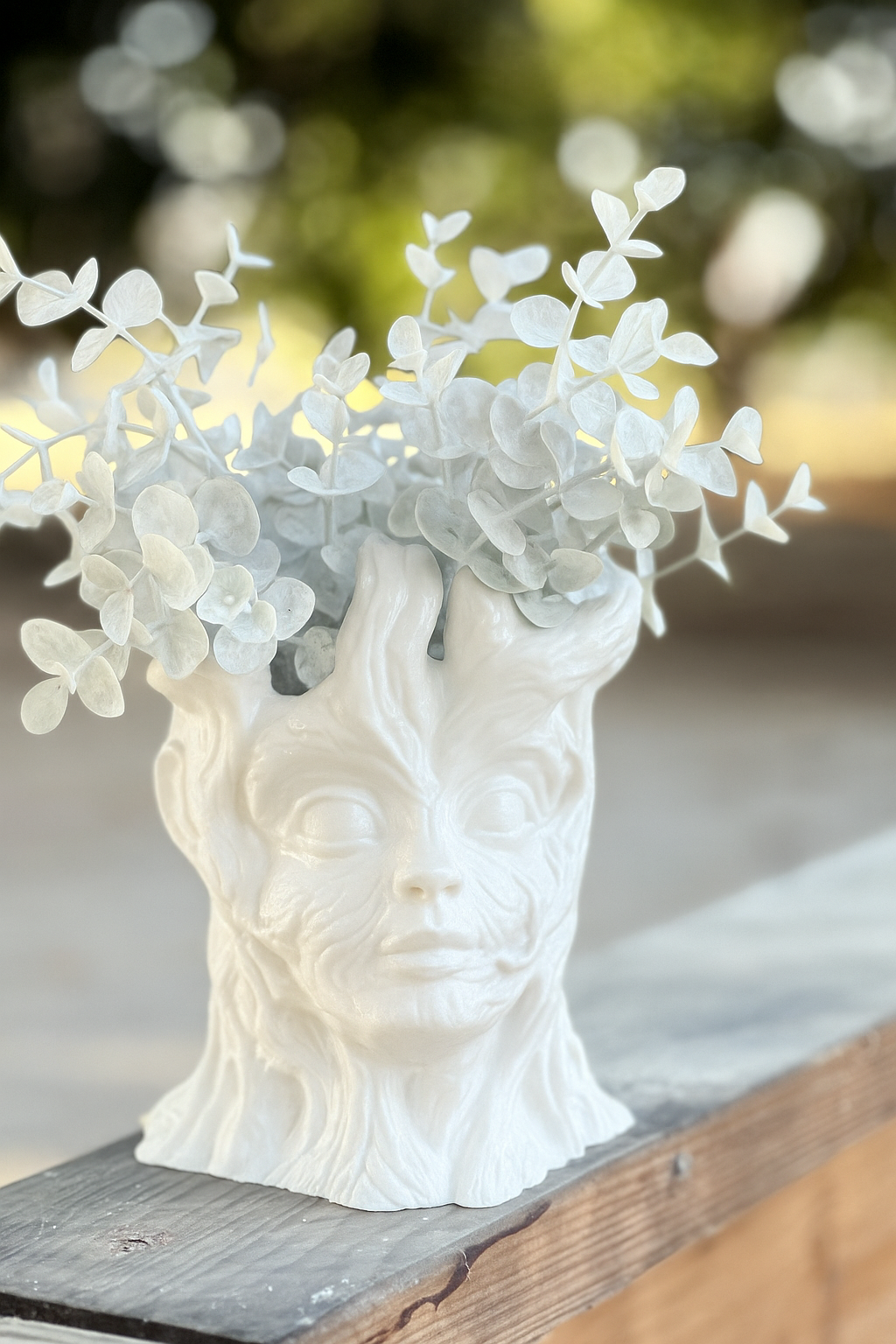 Tree Face Planter – Mystical Woodland-Inspired Home Decor(no plants)